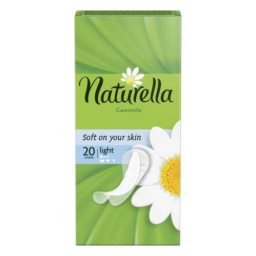 Прокладки Naturella ежедневные Camomile Light Deo Single 20шт в Летуаль