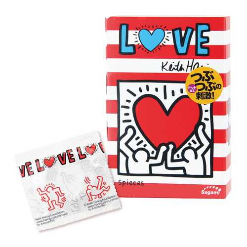 Презервативы Sagami Love Keith Haring 12 шт. в Летуаль