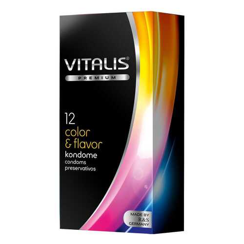 Презервативы Vitalis premium Color flavor 12 шт. в Летуаль