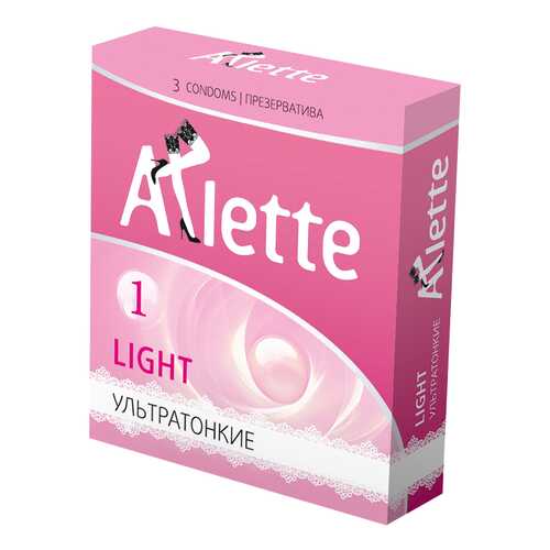 Ультратонкие презервативы Arlette Light 3 шт. в Летуаль