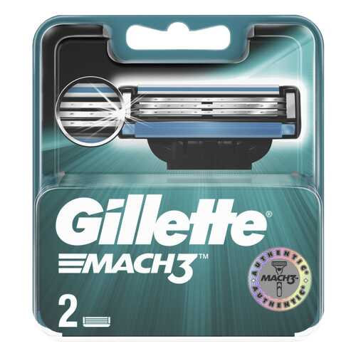 Сменные кассеты Gillette Mach3 2 шт в Летуаль