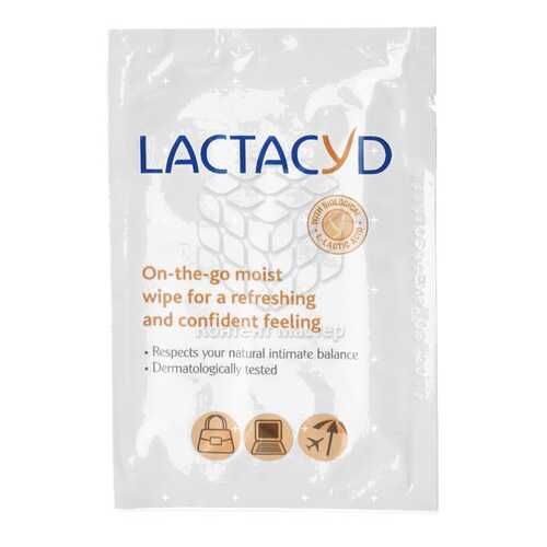 Влажные салфетки LACTACYD Для интимной гигиены 10 шт в Летуаль