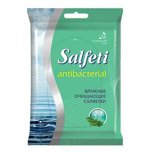 Влажные салфетки Salfeti Antibacterial 20 шт в Летуаль