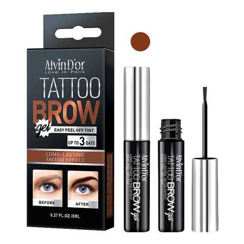 Гель-тинт для бровей Alvin D'or Tattoo Brow Chocolate Brown в Летуаль