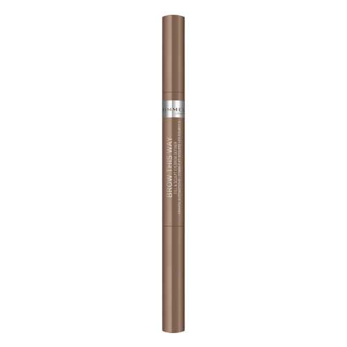 Карандаш для бровей Rimmel Brow This Way Fill and Sculpt Eyebrow Definer 001 Blonde 4 г в Летуаль