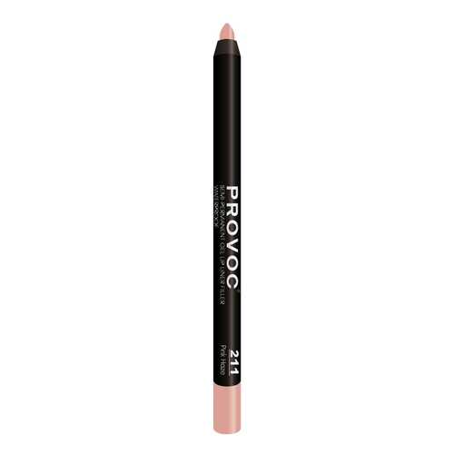 Карандаш для губ Provoc Gel Lip Liner Pink Haze 211 Идеально-нюдовый 7 г в Летуаль