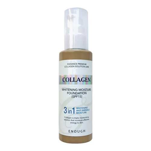 Тональный крем Enough Collagen Whitening Moisture Foundation SPF15 3 in 1 21 100 мл в Летуаль