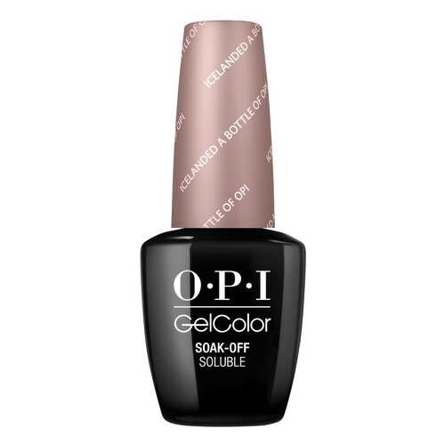 Лак для ногтей OPI Iceland GelColor Icelanded a Bottle of OPI 15 мл в Летуаль