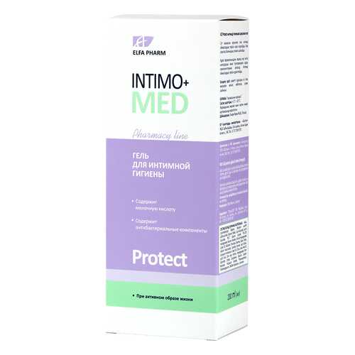 Гель для интимной гигиены Intimo+Med Protect 200 мл в Летуаль