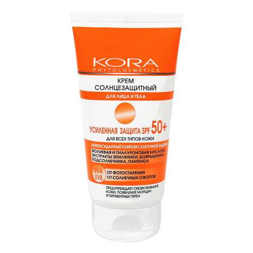 Солнцезащитное средство Kora Усиленная защита SPF 50+ 150 мл в Летуаль