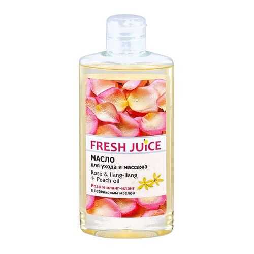 Масло для массажа Fresh Juice Rose&Ilang-Ilang+Peach Fresh Juice 150 мл в Летуаль