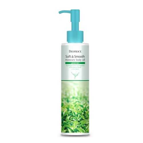 Масло для тела DEOPROCE SOFT & SMOOTH MOISTURE BODY OIL GREEN TEA 200ml в Летуаль