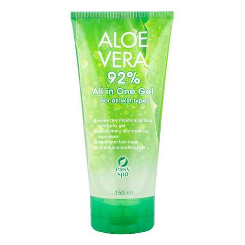 Средство для тела Easy Spa Aloe Vera 92% All In One Gel 150 мл в Летуаль