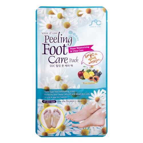 Маска для ног Sense of Care Peeling Foot Care Pack 20 мл в Летуаль