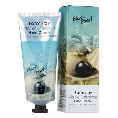 Крем для рук FarmStay Visible Difference Hand Cream Black Pearl 100 мл в Летуаль