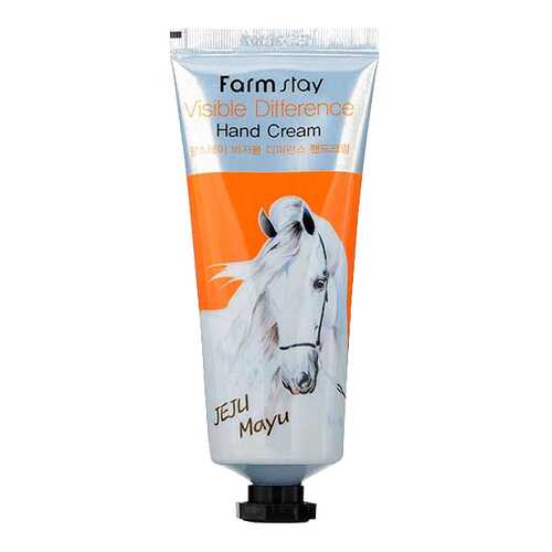 Крем для рук FarmStay Visible Difference Hand Cream Jeju Mayu 100 мл в Летуаль