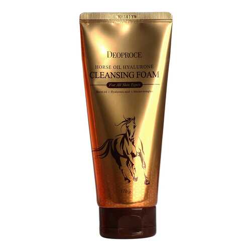 Пенка для умывания Deoproce Horse Oil Hyalurone Cleansing Foam 170 г в Летуаль