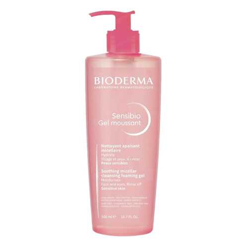 Средство для очищения Bioderma Sensibio Cleansing Gel 500 мл в Летуаль