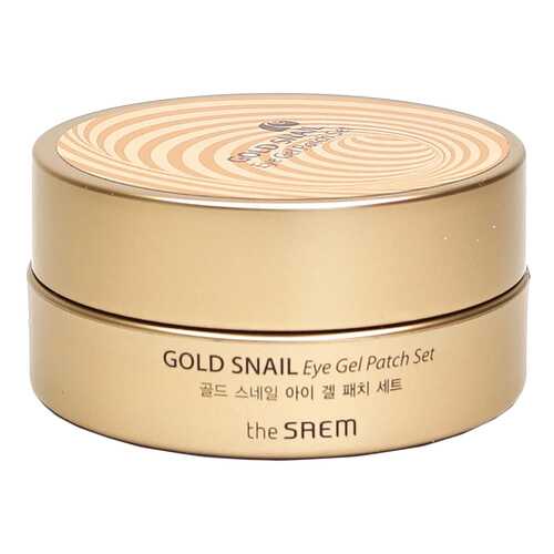 Патчи для глаз The Saem Gold Snail Eye Gel Patch Set 60 шт в Летуаль