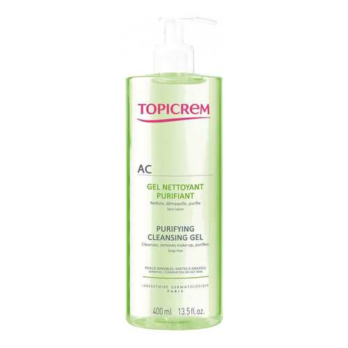 Гель для лица Topicrem AC Gel Nettoyant Purifiant 400 мл в Летуаль