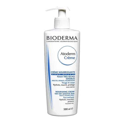 Крем Bioderma для лица и тела Atoderm с помпой 500мл в Летуаль