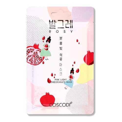 Маска COSCODI rosy pink light pomegranate mask sheet в Летуаль