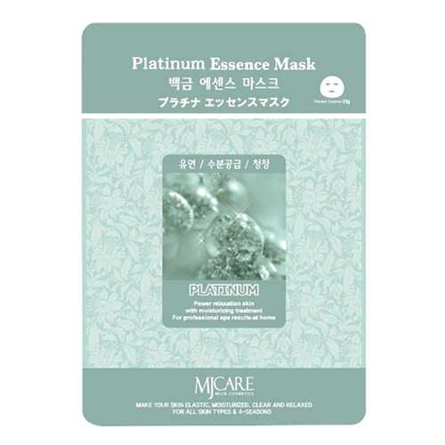 Маска для лица Mijin Platinum Essence Mask 23 г в Летуаль