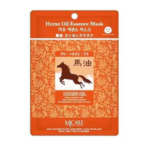 Маска для лица MJ CARE Horse Oil essence Mask 23 г в Летуаль