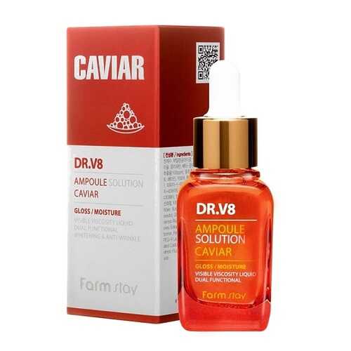 Сыворотка с икрой Farm Stay Dr.V8 Ampoule Solution Caviar 30 мл в Летуаль