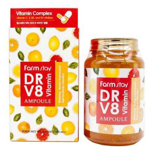 Сыворотка с витаминным комплексом FarmStay DR-V8 VITAMIN AMPOULE 250 мл в Летуаль