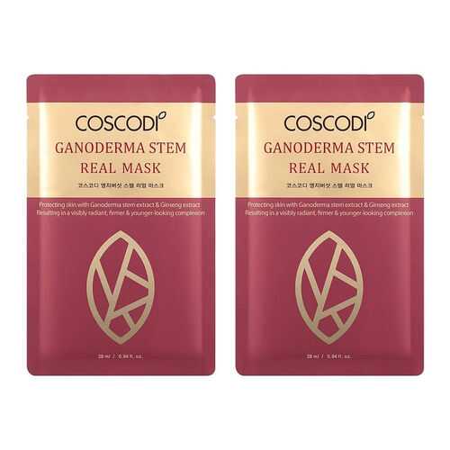 Тканевая маска COSCODI GANODERMA STEM REAL MASK 2 шт. в Летуаль