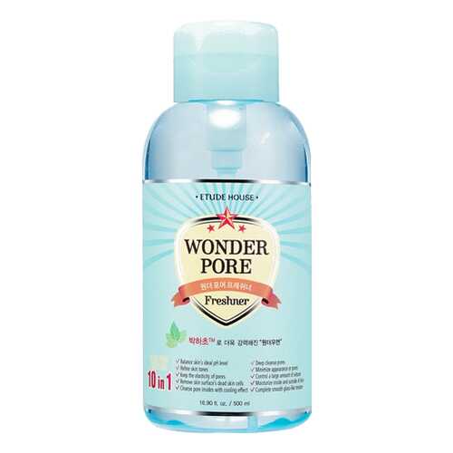 Тонер для лица Etude House Wonder Pore Freshner 10 in 1 500 мл в Летуаль