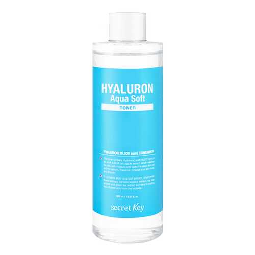 Тонер для лица Secret Key Hyaluron Aqua Soft Toner 500 мл в Летуаль