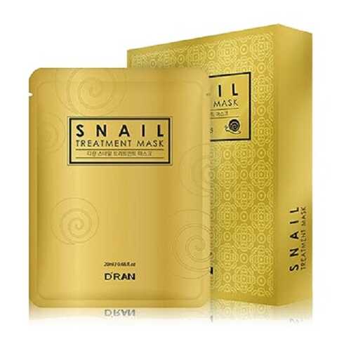 Улиточная маска D'RAN New Snail Treatment Mask 10 шт в Летуаль