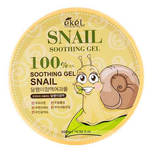 Успокаивающий гель Ekel Soothing Gel Snail с улиточным муцином 300 г в Летуаль