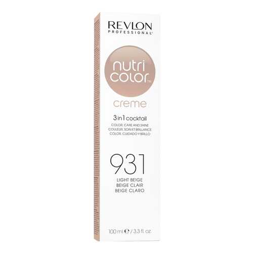 Краска для волос Revlon Professional Nutri Color Creme 931 Светло-бежевый 100 мл в Летуаль