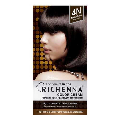 Краска для волос RICHENNA Color Cream 4N Brown в Летуаль