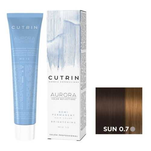 Крем-краситель AURORA DEMI PERMANENT BRIGHTENING CUTRIN SUN 0.7 белые ночи 60 мл в Летуаль