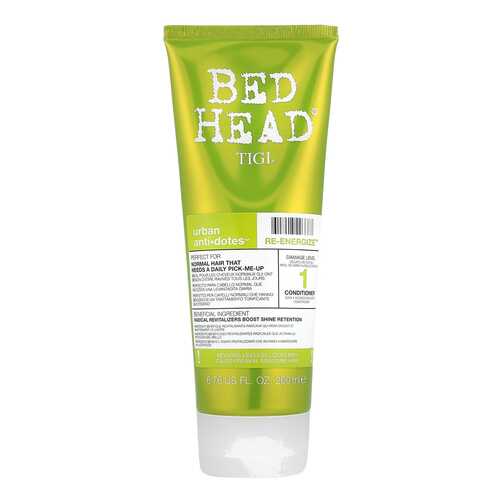 Кондиционер для волос Tigi Bed head Urban Anti+dotes Re-Energize 1 уровень 200 мл в Летуаль