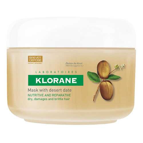 Маска для волос Klorane Nourishing and Repairing With Desert Datte-Palm 150 мл в Летуаль